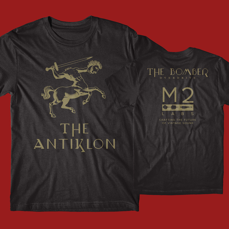 The Antiklon shirt front and back